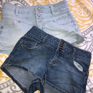 high waisted shorts